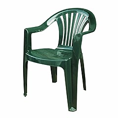 Кресло зеленое  пластик