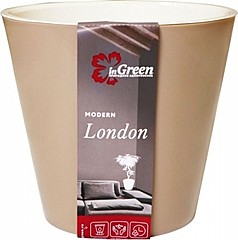 Горшок LONDON молочный шоколад 3.3л